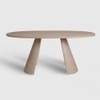 Andrew Hughes Veneer 6 Seater Dining Table in White Oak Finish