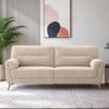 Osbert Velvet 3 Seater sofa in Beige color