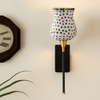 Devansh Metal Electric Wall Light in Black Colour with Multi Shade Count of 1 Light