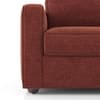 Apollo High Back 1 Seater Fabric Sofa in Dark Coral Colour