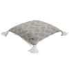 Gianna Cotton Knitted Decorative Natural Stone Cushion Cover 18 x 18 Inches