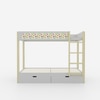 Play Date Single Size Bunk Bed in Construction Theme