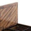 Almaya Solid Wood King Size Hydraulic Storage Bed In Teak Finish