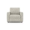 Apollo Compact High Back 1 Seater Fabric Sofa in Monochrome Paisley Colour