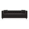 Windsor Premium 3 Seater Fabric Sofa in Pebble Grey Colour
