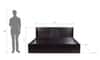 Graces Engineered Wood King  Size Bed With Drawer Storage (Melamine Finish)