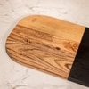 Ireka Homes SnipSnap Acacia Wood Chopping Board – Black Handle Cutting Board