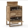 Macallan Solid Wood Bar Cabinet (Honey Oak Finish)