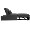 Evenie 1 Seater Pull Out Sofa cum Bed  in Dark Grey Colour