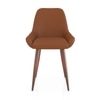 Rickman Fabric Accent Chair in Nappa Tan Leatherette Colour