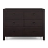 Magellan Solid Wood Chest of 6 Drawers in Mahogany Finish