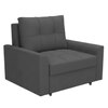 Barato  Pull Out Sofa cum Bed  in Dark Grey Colour