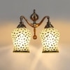 Devansh Metal Electric Wall Light in Multi Colour with Multi Shade Count of 2 Lights