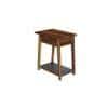 Oplux Solid Wood Bedside Table In Provincial Finish
