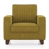 Apollo Neo 1 Seater Fabric Sofa In Olive Green Colour