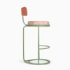 Dastoori Stainless Steel Outdoor Bar Stool in Beige Colour