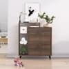 Hexa Red Engineered Wood Shoe Rack in Flower Wenge Colour
