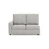 Apollo Sofa (Colour : Vapour Grey, Cushion : Hard, Back Type : High Back, Seating Capacity : Right Aligned 2 Seater + Right Aligned Chaise)