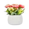 Full Bloom Artificial Plant With Nordic Face Planter