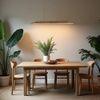 Venus 36 Brown Solid Wood Single Hanging Light