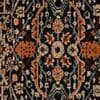 Multicolor Traditional Machine Made Polyester 5 X 7 Feet Carpet