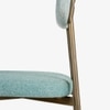 New Yoho Stainless Steel Dining Chair in Blue Colour