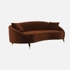 Corpen Fabric Sofa (Brown)