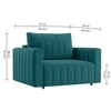 Beliss  Pull Out Sofa cum Bed  in T Blue Colour