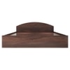 Daiki Queen Size Bed In Walnut Finish