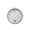 Aluminium Circle Decorative wall mirror by elegant arts and frames (Mirror size 800 mm)