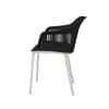 Kepler Brooks Senora Cafeteria Dining Chair in Black Colour
