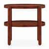 Pearl Sheesham Wood Side Table in Honey Oak Finish