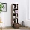 Hexa Engineered Wood Bookshelf Multipurpose Storage Rack in Flower Wenge Colour