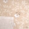Kira Cream Floral 400 TC Cotton Flat Queen Size Bedsheet with 2 Pillow Covers – Threads