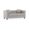 Windsor Essential 2 Seater Fabric Sofa in Vapour Grey Colour