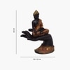 VEDAS Polyresin  Figurine in Orange Colour