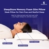 Slim Memory Foam 27X18 Inches For Neck Support