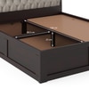 Avon Solid Wood King Size Box Storage Bed In Mahogany Finish