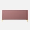 Texude Velvet 2 Seater Sofa in Pink Colour