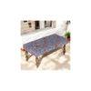 Bestone Solid Wood Bench In Bird Print Grey Kantha Fabric