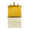 D'Dass Multi Color Mdf and Sheesham Wooden Temple With Cabinet For Pooja