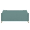 Daraco Velvet 3 Seater Sofa in Tourquise Color