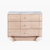 Dune Solid Wood Chest of Drawers in Brown Colour