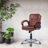 Veaoilaa Mid Back Executive Chair in Ten Brown Colour