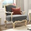 Helena 1 Seater Fabric Loveseat In Natural Colour