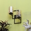 Eliante Modern Wall Lights Mild Steel & Glass Material Brown & Champaign Finish