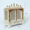 D'Dass Sheesham and Mdf Wooden Home Temple For Pooja Mandir For Home