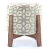 Nicole Stool in Grey Lattice Colour
