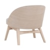 Scandinavian Veda Lounge Chair Natural Wood Finish