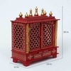 D'Dass Sheesham and Mdf Wooden Home Temple For Pooja Mandir For Home